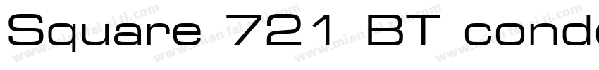 Square 721 BT condensed字体转换